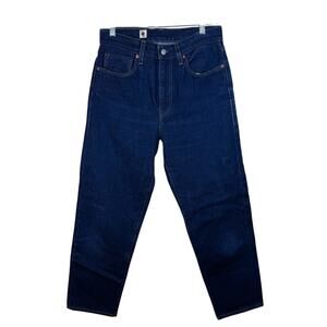 Levi's Japanese Fabric Selvedge Column Dark Wash Jeans Women Size 27x27